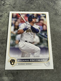 Eduardo Escobar Brewers 2022 Topps #207