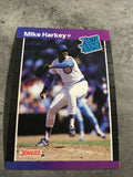 Mike Harkey Cubs 1989 Donruss Rated Rookie #43