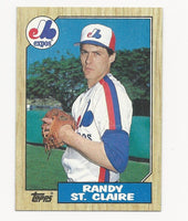 Randy St. Claire Expos 1987 Topps #467