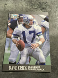 Dave Krieg Seahawks 1991 Fleer Ultra #140