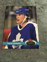 Dave Hannan Maple Leafs 1991-92 Topps Stadium Club #220