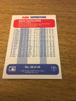 Rick Sutcliffe Cubs 1988 Fleer Superstars #39