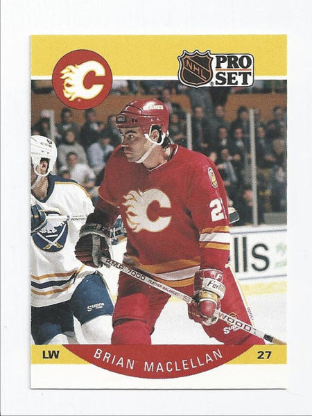 Brian Maclellan Flames 1990-1991 Pro Set #36