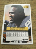 Barry Foster Steelers 1992 Fleer #343