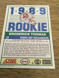 Broderick Thomas Buccaneers 1989 Score Rookie #245