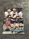 Adam Oates Blues 1991-92 Topps Stadium Club #108