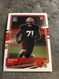 Jedrick Wills Browns 2020 Panini Donruss Optic Rookie #119
