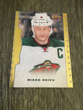 Mikko Koivu Wild 2014-2015 Upper Deck Masterpiece #69