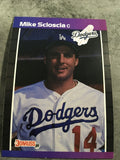 Mike Scioscia Dodgers 1989 Donruss #77