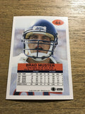 Brad Muster Bears 1992 Fleer #44