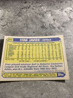 Stan Javier A's 1987 Topps #263