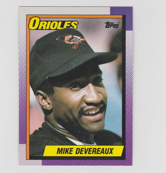 Mike Devereaux Orioles 1990 Topps #127