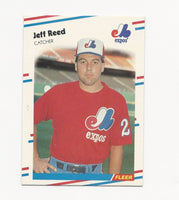 Jeff Reed Expos 1988 Fleer #194