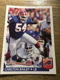 Carlton Bailey Bills 1992 Fleer #17