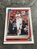 David Johnson Raptors 2021-22 Donruss Rookie #243