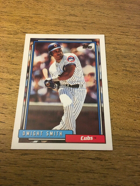 Dwight Smith Cubs 1992 Topps #168