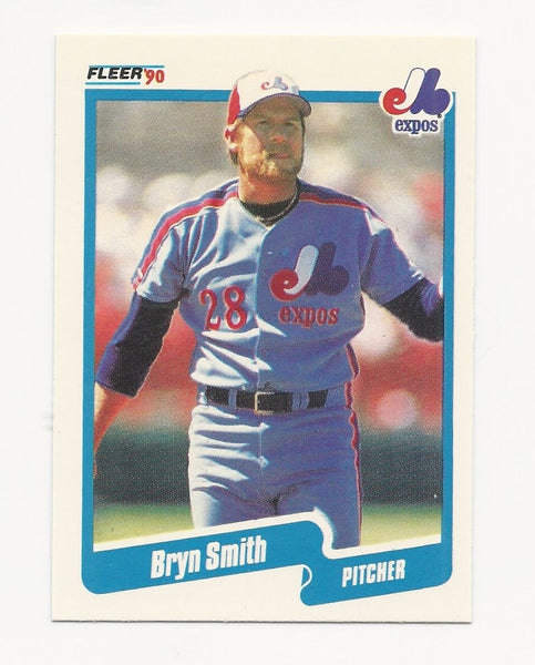 Bryn Smith Expos 1990 Fleer #361