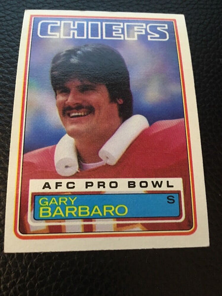 Gary Barbaro Chiefs 1983 Topps #283