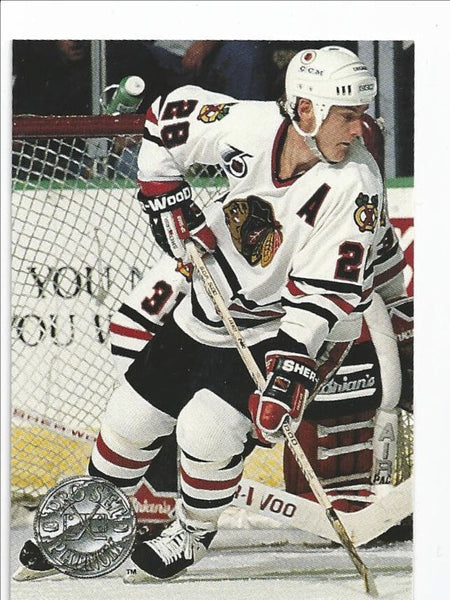 Steve Larmer Blackhawks 1991-1992 Pro Set Platinum #28