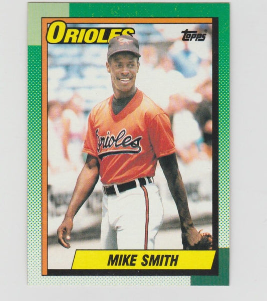 Mike Smith Orioles 1990 Topps #249