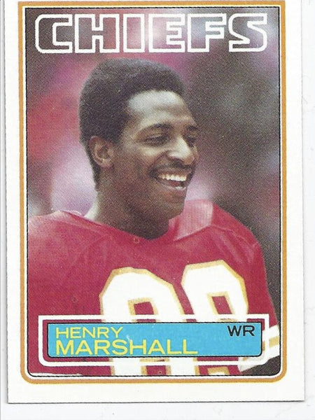 Henry Marshall Chiefs 1983 Topps #291