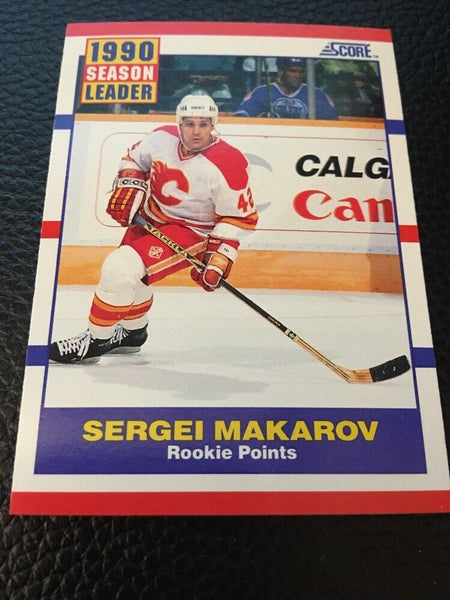 Sergei Makarov Flames 1990-1991 Score Season Leader #350