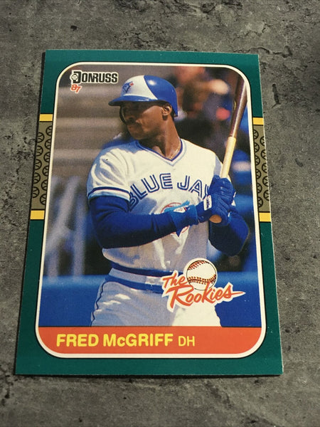 Fred McGriff Blue Jays 1987 Donruss The Rookies #31