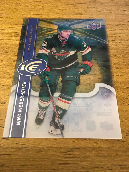 Nino Niederreiter Wild 2017-2018 Upper Deck Ice #93