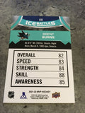 Brent Burns Sharks 2021-22 Upper Deck MVP Ice Battles #88