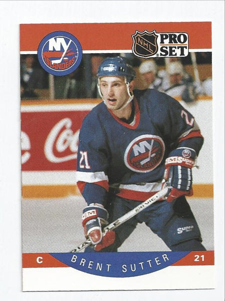 Brent Sutter Islanders 1990-1991 Pro Set #191