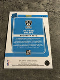 Day'ron Sharpe Nets 2021-22 Donruss Rookie #215