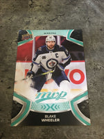 Blake Wheeler Jets 2021-22 Upper Deck MVP #26