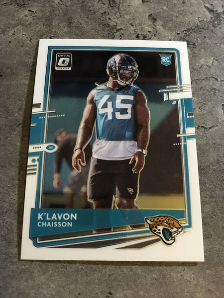 K'Lavon Chaisson Jaguars 2020 Panini Donruss Optic Rookie #117