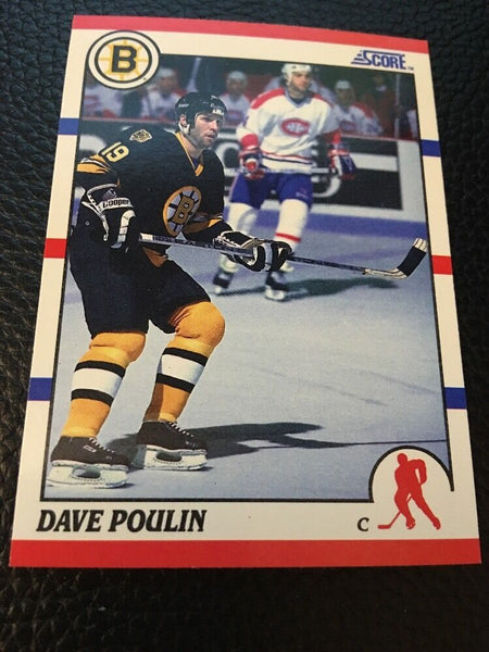 Dave Poulin Bruins 1990-1991 Score #217