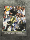 Eric Bieniemy Chargers 1991 Fleer Ultra Draft Picks Rookie #280