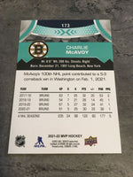 Charlie McAvoy Bruins 2021-22 Upper Deck MVP #173