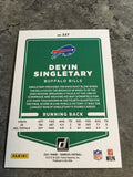 Devin Singletary Bills 2021 Panini Donruss #227