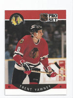 Trent Yawney Blackhawks 1990-1991 Pro Set #64