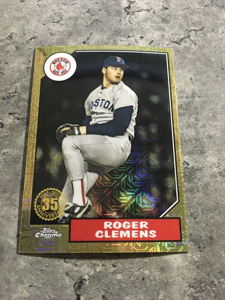 Roger Clemens  Red Sox 2022 Topps 87 Chrome  #T87C-64