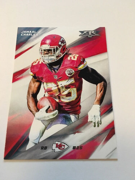 Jamaal Charles Chiefs 2015 Topps Fire #6