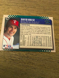 David Hulse Rangers 1995 Score Platinum Team Set #130