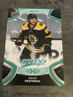 David Pastrnak Bruins 2021-22 Upper Deck MVP #196