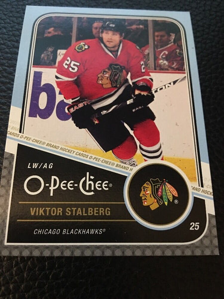 Viktor Stalberg Blackhawks 2011-2012 O Pee Chee #79