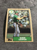 Dave Leiper A's 1987 Topps #441