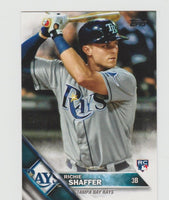 Richie Shaffer Rays 2016 Topps Rookie #3