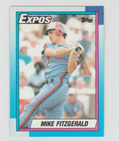 Mike Fitzgerald Expos 1990 Topps #484
