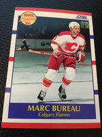 Marc Bureau Flames 1990-1991 Score Prospect #423