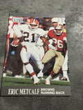 Eric Metcalf Browns 1991 Fleer Ultra #32