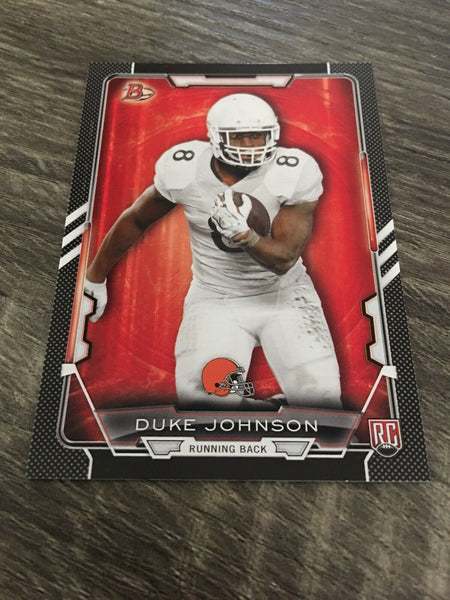 Duke Johnson Browns 2015 Bowman Black Rookie #32