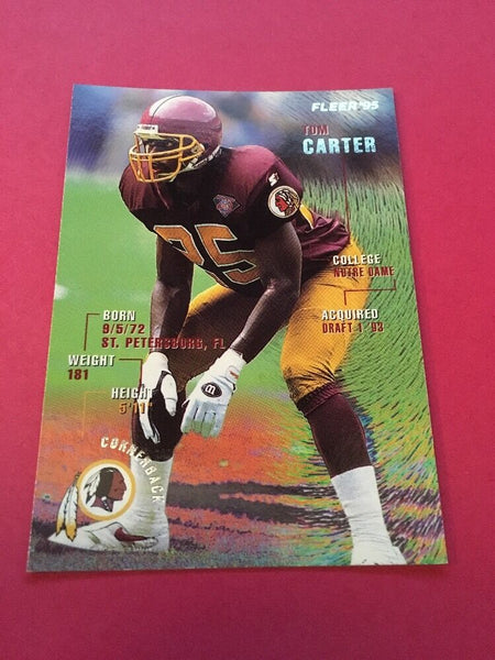 Tom Carter Redskins 1995 Fleer #383